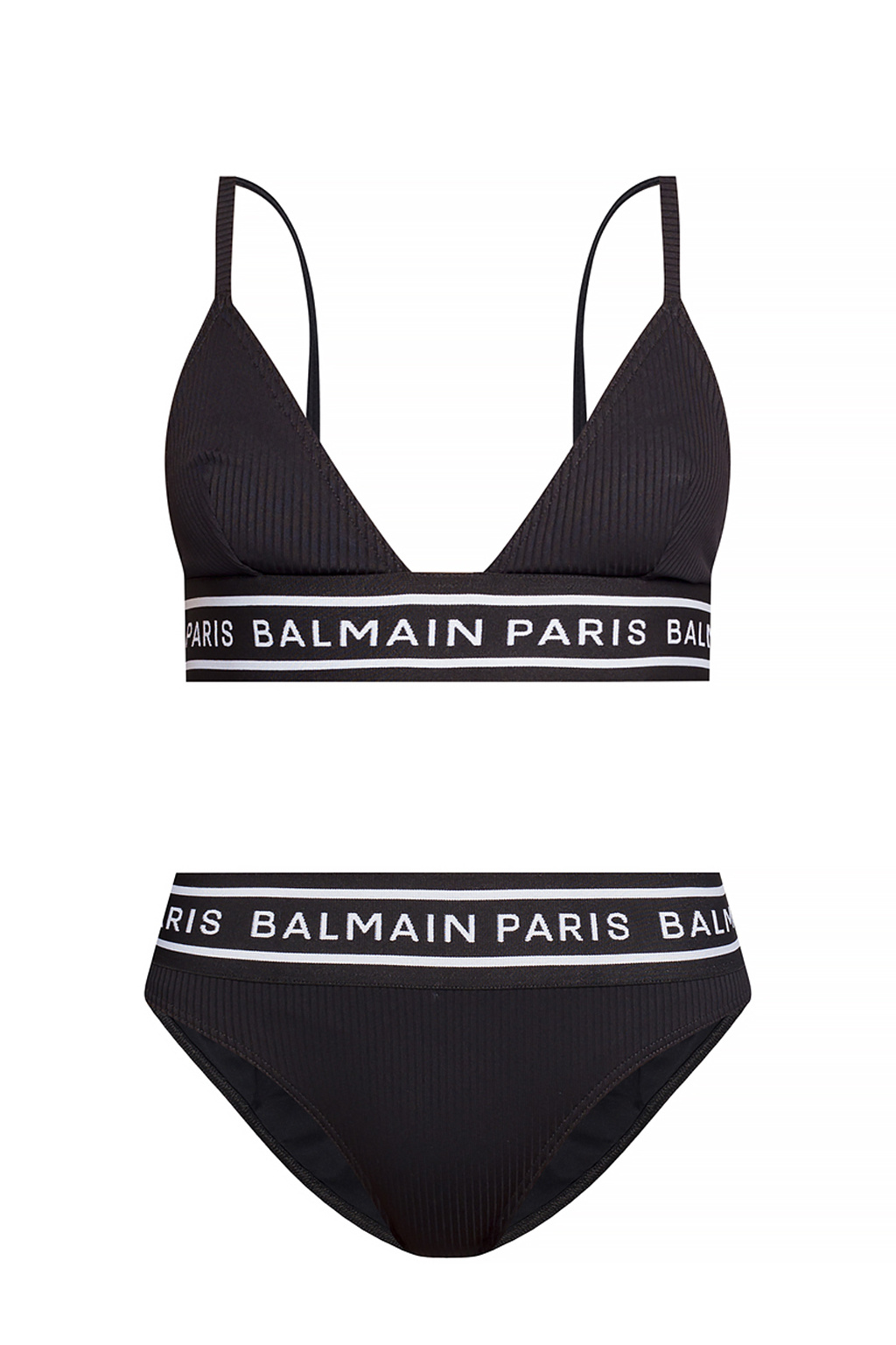 Black Two piece swimsuit Balmain Vitkac Italy